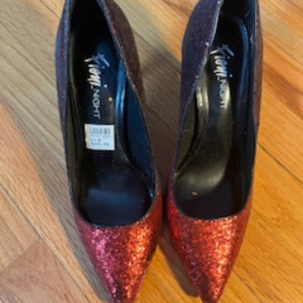 Red Glitte Heels